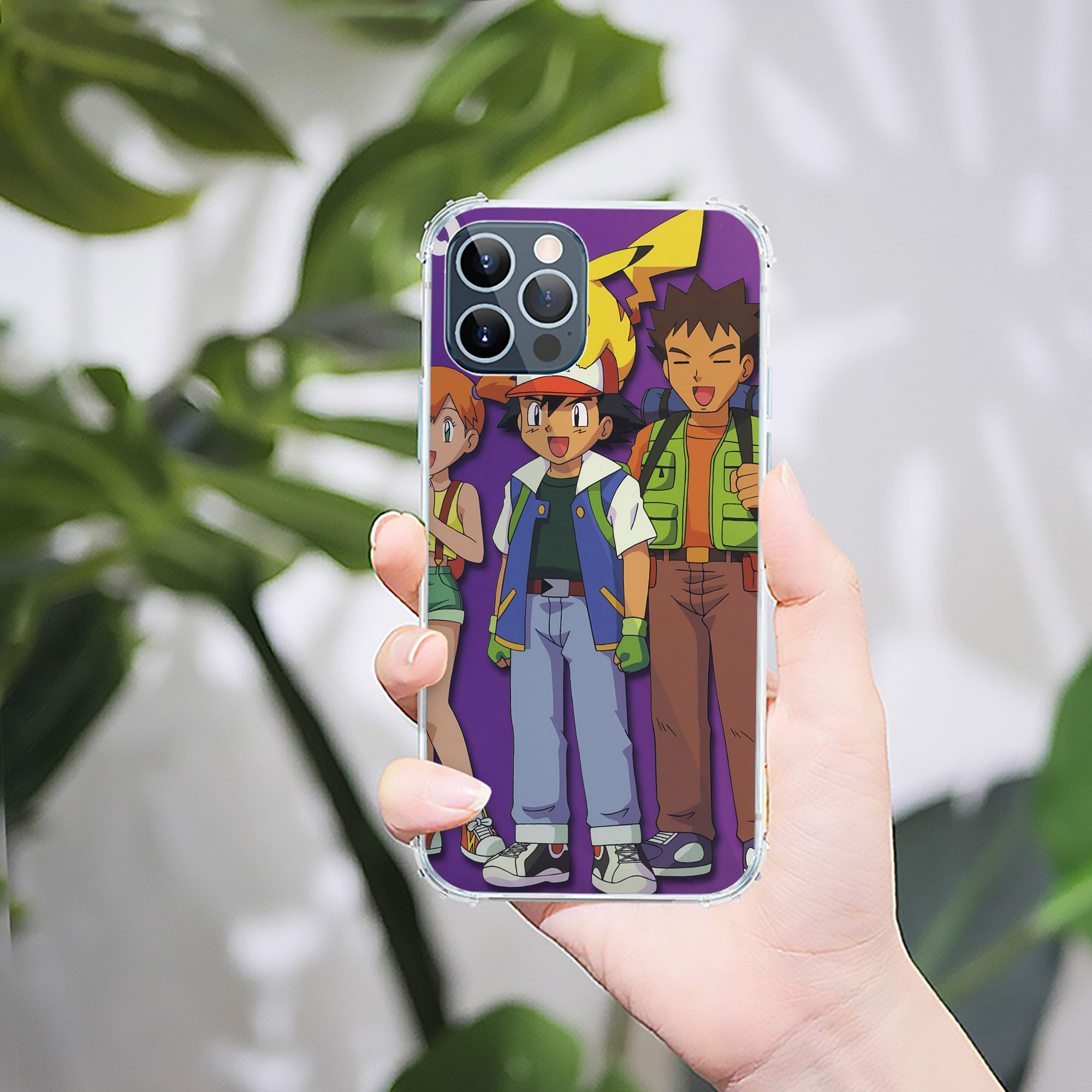 （画像用） ポケットモンスター Pokémon 【iPhone 12シリーズ対応】透明スマホケース（クリアソフトケース）